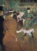 Henri  Toulouse-Lautrec Le Depart du Qua drille au Moulin Rouge France oil painting artist